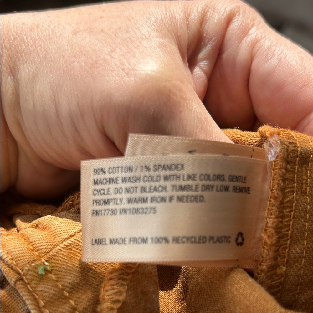 Universal Thread Carmel Brown Button-Front Jumpsu… - image 6